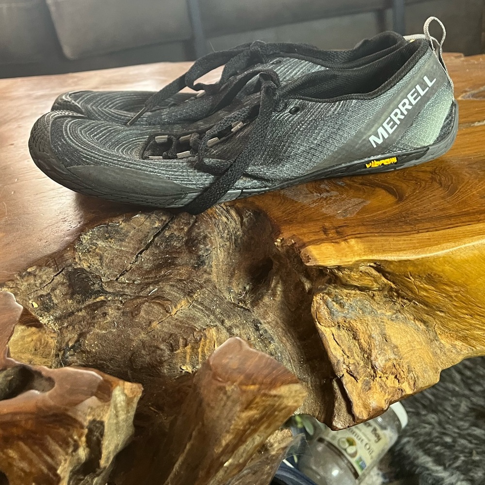 MERRELL Vapor Glove 2 Black Castle Rock Barefoot Trail Running Shoe size 8.5 - Picture 5 of 11